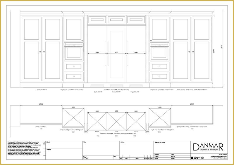 professional 2D architect plans